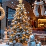 Idées créatives pour une déco vitrine de Noël réussie