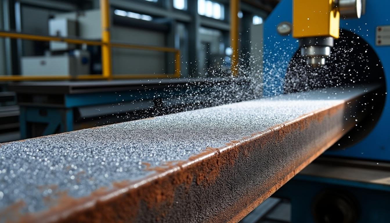 découvrez comment le traitement par grenaillage de l'acier renforce la durabilité et la résistance de vos structures, en protégeant contre la corrosion et en améliorant la performance globale.