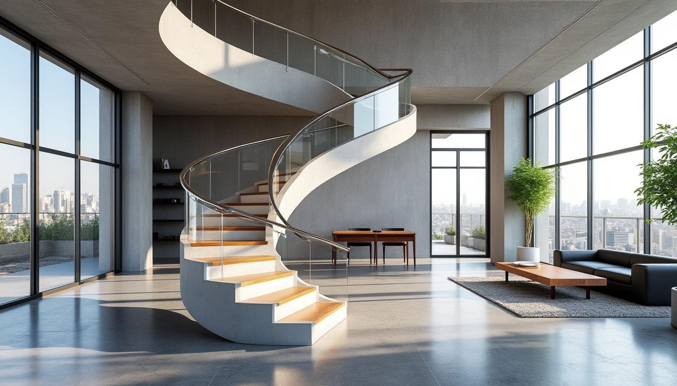 découvrez comment un escalier à vis design peut optimiser l'espace de votre intérieur tout en ajoutant une touche moderne et élégante à votre décoration.