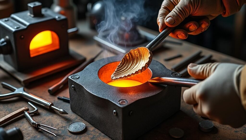 découvrez comment réaliser des pièces décoratives en métal chez vous grâce au moulage par coquille, une méthode simple et accessible pour vos projets créatifs.