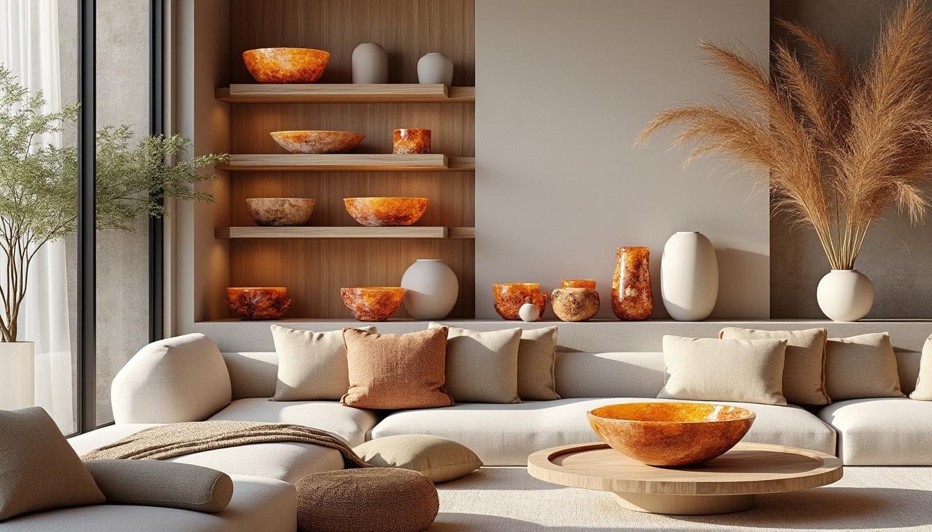 découvrez comment intégrer la pierre de soleil et d'autres pierres naturelles dans la décoration de votre maison pour une ambiance chaleureuse et élégante.