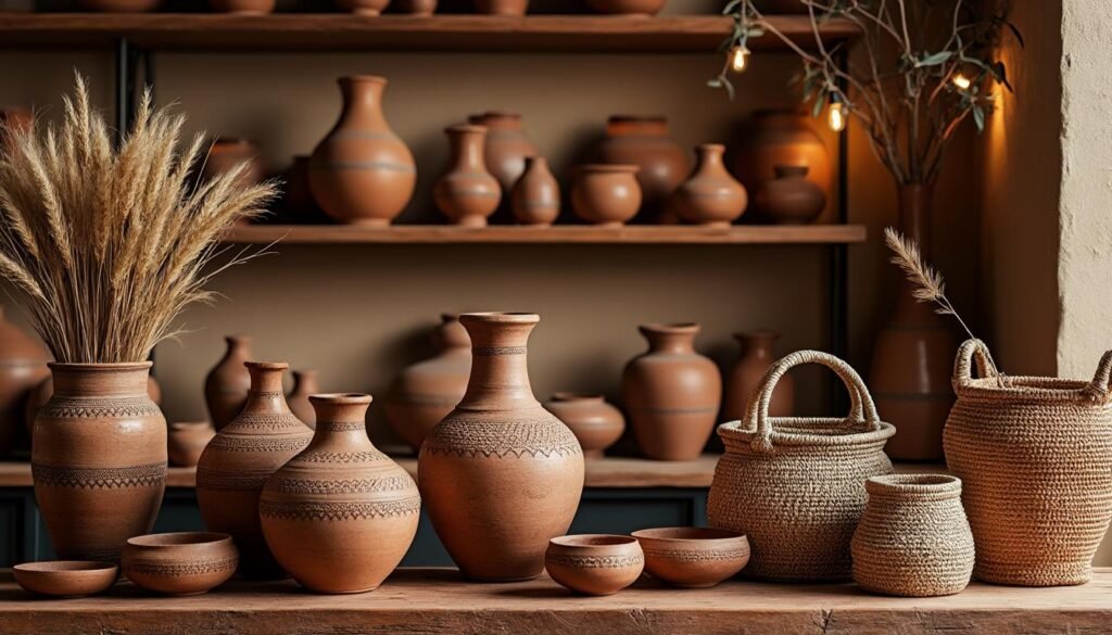 découvrez des idées d’aménagement inspirées de la poterie africaine pour sublimer vos espaces avec des vases et jarres en terre cuite authentiques.