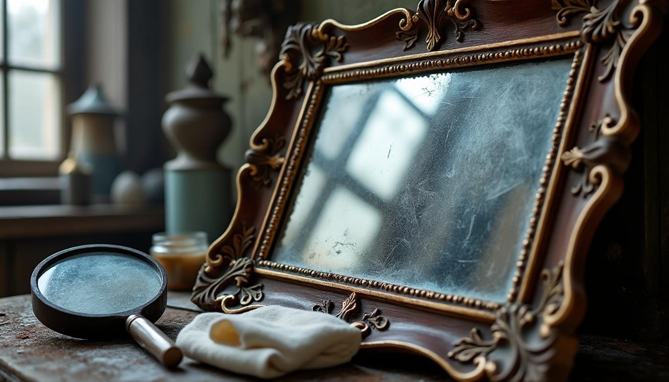 découvrez comment transformer un vieux miroir piqué en un objet déco contemporain unique grâce à des astuces simples et créatives.