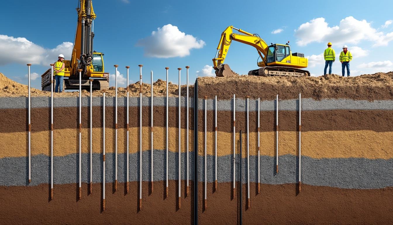 découvrez notre guide complet sur la technique de consolidation des sols par parois clouées, une méthode efficace pour renforcer les terrains et assurer la stabilité des constructions.