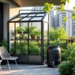 découvrez comment installer une serre de balcon équipée d'un mini-récupérateur d'eau pour cultiver vos plantes efficacement tout en économisant l'eau.
