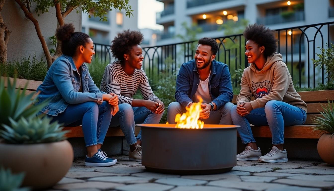 découvrez comment aménager un mini coin feu de camp dans un petit jardin de ville pour profiter d'une ambiance chaleureuse et conviviale en plein air, même avec un espace restreint.