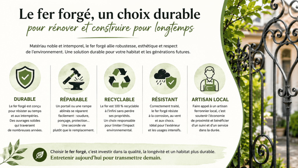 Les avantages du fer forgé 