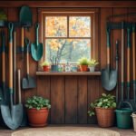 découvrez des astuces efficaces pour protéger vos outils de jardinage de l'humidité en automne et prolonger leur durée de vie.